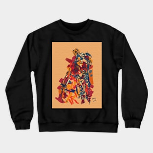 Black Yet Colorful Crewneck Sweatshirt